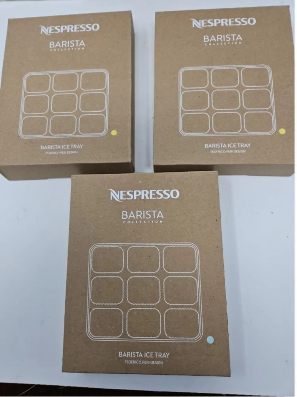 NIB 9pc Nespresso Coffee Accessories Ice Cube Trays Tote Pods Travel Mug Dessert